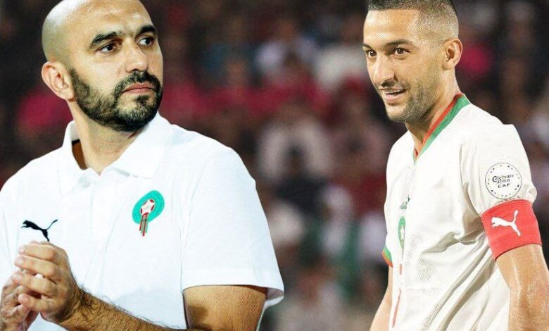 أبرزهم زياش.. لقاء مرتقب بين الركراكي وثلاثي منتخب المغرب
