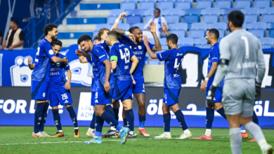 شاهد - إصابة خطيرة لحارس خورفكان ضد النصر في الدوري الإماراتي