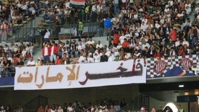 شاهد.. تيفو خيالي من جماهير الجزيرة ضد العين في الدوري الإماراتي