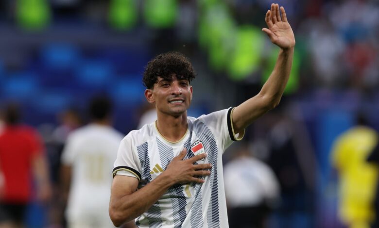 متى ينضم علي جاسم لمنتخب العراق للمشاركة في خليجي 26؟